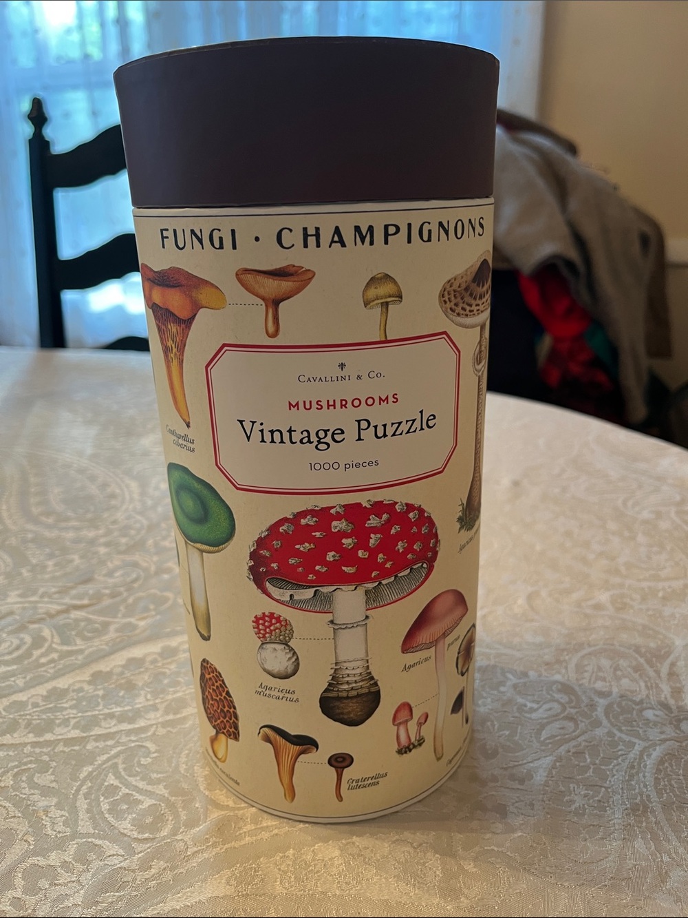 Cavallini & Co. Mushroom Vintage Puzzle 1000 Piece